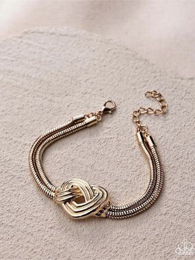 Paparazzi Mixed-Metal Knot Bracelet
